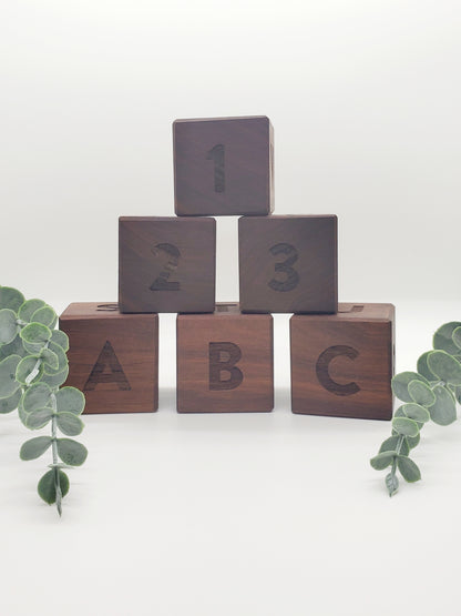 Wood Alphabet Blocks