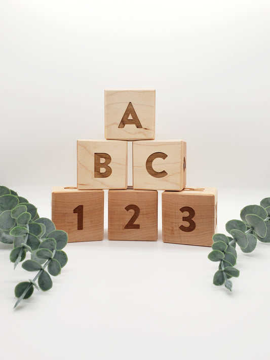 Wood Alphabet Blocks