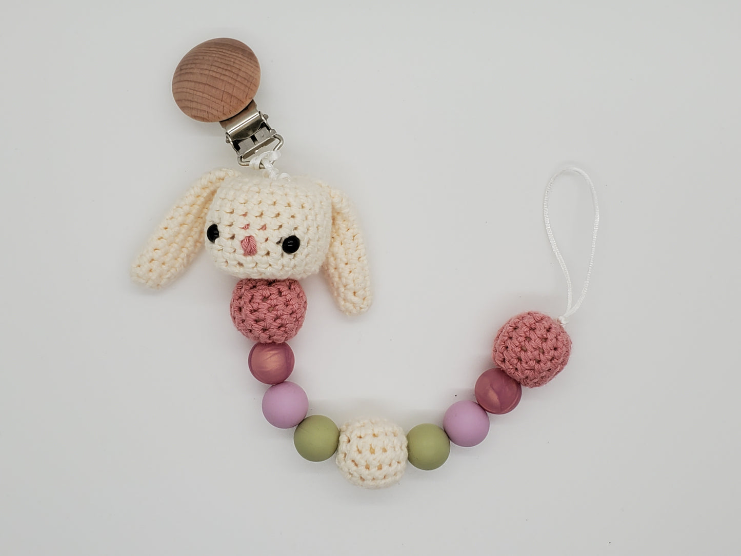 Rosie Rabbit Pacifier Leash